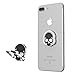 Urberry Phone Ring Stand Holder, Skull Printed Adjustable Universal Smartphones Grip Kickstand Holder (Black)