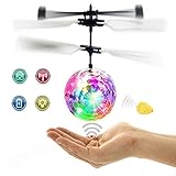 FANSIDI Flying Ball Toys, Crystal Flashing RC Toys - 2018 Newest Version Helicopter Ball Drone with Colorful LED Shinning Lights, Best Gifts Idea for Girls and Boys Remote Control Included