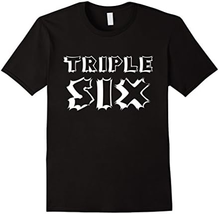 Men's Triple Six T-Shirt 666 Forever XL Black