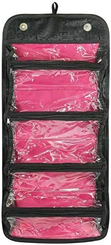 Forever Haru Roll Up Travel Cosmetic Makeup Bag Toiletry Hanging Zip Organizer Storage Case Pouch… 2 Forever Haru Roll Up Travel Cosmetic Makeup Bag Toiletry Hanging Zip Organizer Storage Case Pouch…