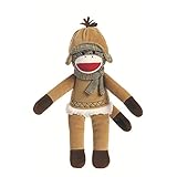 Winter Holiday Sock Monkey 12-Inch Plush