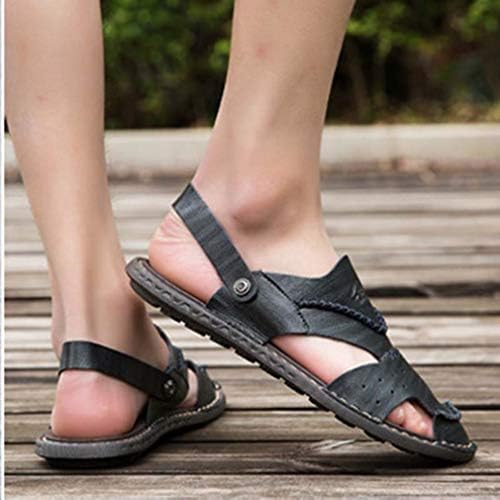 オフィスサンダル かかと付き メンズ かかと付き プレゼント 滑り止め 散歩 ビーチ 海水浴 父の日 歩きやすい プレゼント 通気性抜群 レザーサンダル 歩きやすい フォーマル つま先保護 耐衝撃 コンフォート かっこいい 蒸れない アウトドアサンダル B07vhld36k 新作