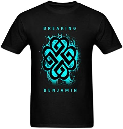 Breaking Benjamin Celtic Knot Print T-shirt Men's T-shirt M Black