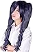 ANOGOL Hair Cap+ Purple Spiky Wig Short Spiky Cosplay Wig Mens Synthetic Anime Hair Outfit for Halloween Party