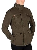 Superdry Men's Rookie Heavy Weather Field Jacket, Green, S