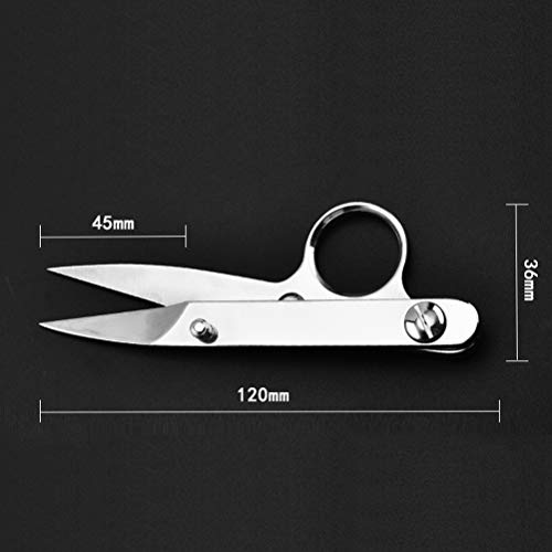 Bettli Knife Edge Thread Nippers Thread Snipper Scissors, 4.5 Inch