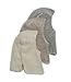 LANACare Baby Winter Hat, Merino Wool Balaclava for Kids, Soft Grey, 86