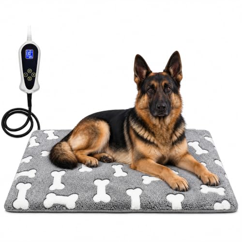 Large Pet Heating Pad Gray