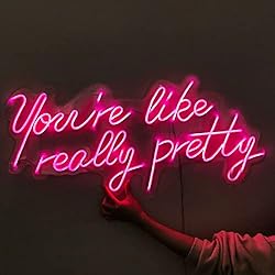 YOU’RE LIKE REALLY PRETTY Pink USB Powered large