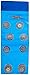 Soledi TIAN-26 Cutting Discs 22mm Sharp Vented Rotary Diamond Mandrel Dremel Tools, 10 Pieces