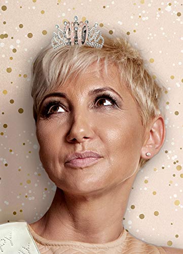 Alandra Birthdays TIARA-40 40th Birthday Rose Gold Metallic Gift Boxed Tiara, One Size