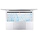 MOSISO Compatible with MacBook Pro 13 inch Case 2019 2018 2017 2016 Release A2159 A1989 A1706 A1708, Plastic Pattern Hard Shell Case & Keyboard Cover Skin & Screen Protector, White Blue Marble