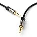 KabelDirekt – 10 feet 3.5mm to 3.5mm Stereo Audio Cable, Nylon-Braided – Pro Series