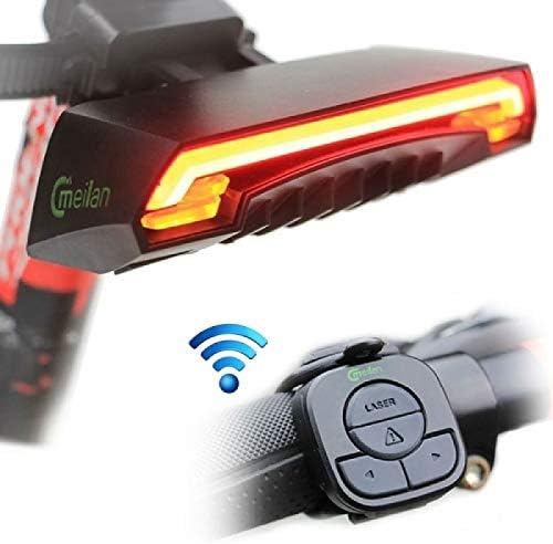 MEILAN X5 télécommande sans fil infrarouge queue lampe pour vélo, Niveau étanche à l'eau: IPX4