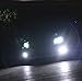 Alla Lighting 6000K Xenon White H10 9140 9045 9040 9145 LED Fog Lights Bulbs, 2000 Lumens High Power 3030 36-SMD Extremely Super Bright