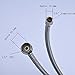 Votamuta Faucet Connector, Braided Stainless Steel - 3/8