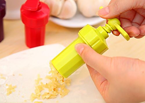 MaltonYO17 Home Garlic Cooking Gadget press mash set Crusher Garlic presser Kitchen color random