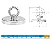 HHOOMY Magnets Fishing 1000LBS Pulling Force (453Kg) Powerful Round Neodymium Magnet, 4.72