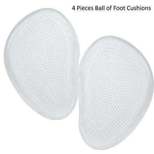 Healthcom 2 pairs gel front insole forefoot insoles hig…