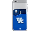 Kentucky Wildcats Adhesive Silicone Cell Phone Wallet/Card Holder for iPhone, Android, Samsung Galaxy, Most Smartphones