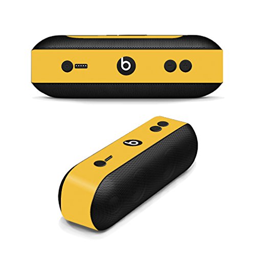 MightySkins Skin Compatible with Beats by Dr. Dre Pill Plus - Solid Marigold | Protective, Durable, and Unique Vinyl Decal wrap Cover | Easy to Apply, Remove, and Change Styles | Made in The USA