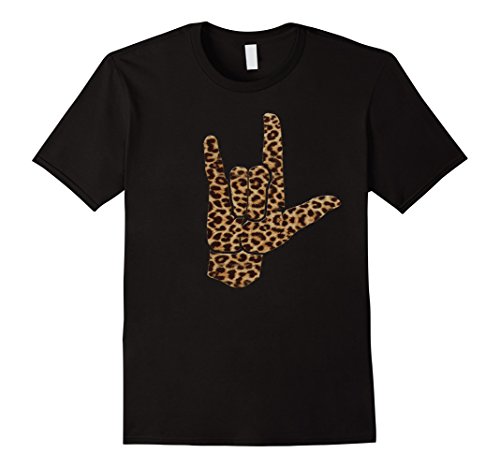 I love Leopards Tshirt ASL