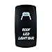 12V Laser Backlit RED Rocker Switch ROOF LED LIGHT BAR Bright Light Powersports [SLR1291BLPFBA]