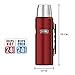 THERMOS Stainless King SK2010 Vacuum-Insulated Beverage Bottle, 40 Ounce, Cranberry