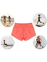 Rocorose - Bañador para mujer de secado rápido, con bolsillo lateral