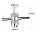 Awpeye 4 Way Valve Tool, 4 PCS