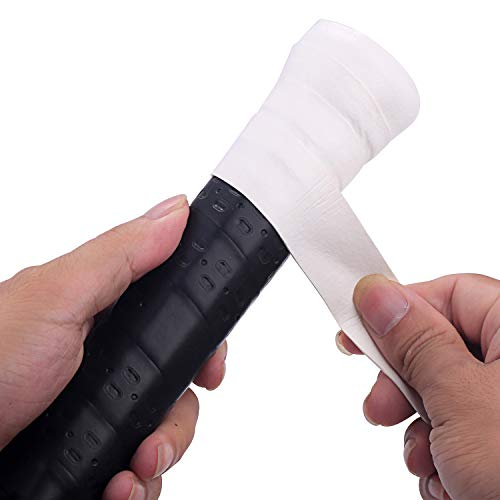 Zingther Premium Super Tacky Professional Tennis Racket Grip Tape Bulk Bundle Pack, Badminton Racket/Racquetball Squash Racquet Wrap Overgrip (24 Grips,Black)