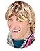 Shaggy Blonde Style Wig Surfer Dude Wig For Men