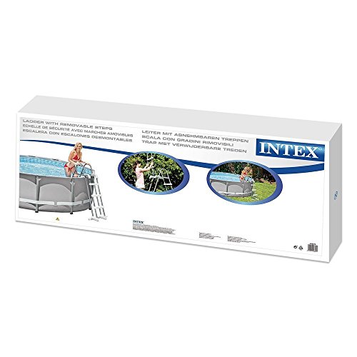 image for Intex Pool Ladder for 36-Inch Wall Height Above Ground Pools, white