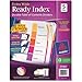 Avery(R) ExtraWide&trade; Ready Index(R) Table Of Contents Dividers, 1-5 Tabs, Multicolor primary