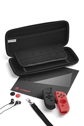 Snakebyte snakebyte NSW Starter Kit Pro for Use with Nintendo Switch Accessory Pack 9-in-1 Including Screen Glass Protector/Headphones - Nintendo Switch; - Thumbnail 2