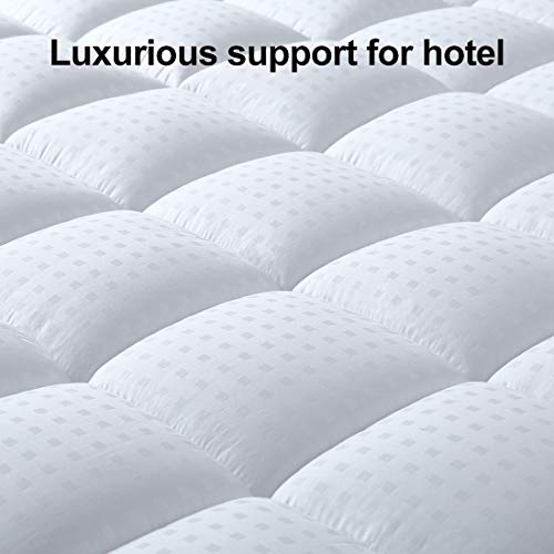 Balichun Full Size Mattress Pad Pillow Top Mattress Cover Cotton Top 8