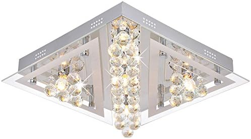 LED Design Ceiling lamp Suspended luminaire Chandelier Illumination Lighting Fitting Living Room Ø40cm incl. Led Bulbs [Energy Class A]