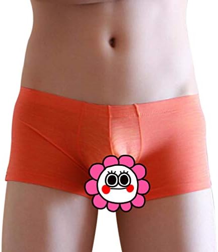 Chenout Men's Dew JJ Panties Underpants Gun Separation Sexy Underwear Bulge Pouch Boxer Briefs Shorts