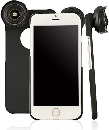 Arealer Wide Angle Clip-on Cell Phone Lens Kit, Professional 18MM Camera Lens Wider Landscape High Clarity with Case for iPhone 6 / 6S