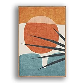 Framed Canvas Wall Art Abstract for Living...