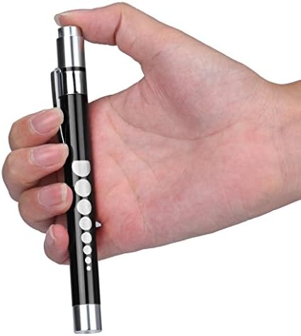 Medical Flashlight,Mintu First Aid LED Pen Light Torch Doctor Nurse EMT Emergency (Black)
