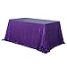 BalsaCircle Sequin Rectangular Purple Sequin Tablecloth 60-Inch by 102-Inch
