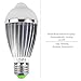 Litake 7w LED Bulb PIR Motion Sensor Bulb E27 LED Lights 6000-6500K Auto Switch Lamp For Indoor Outdoor Hallway Illumination-Pure White