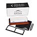 Best Whetstone Knife Sharpener Kit | 1000/6000 Grit Knife Sharpening Stone & Honing Stone | NonSlip Bamboo Base | Angle Guide, MicroFiber Polishing Cloth, & How to Sharpen a Knife eBook