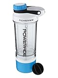 Powerade Mixer Bottle Pro with Storage, Clear, 22 oz