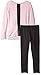Juicy Couture Little Girls' High-Low French Terry Tunic and Pant Set, Pink, 4