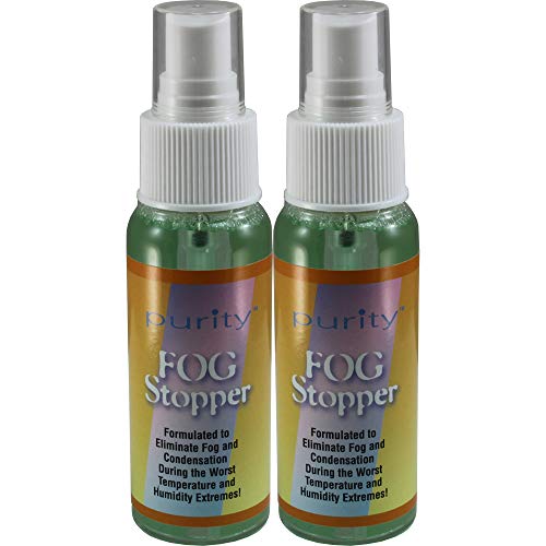Two 2oz Bottles of Birdz Eyewear Anti Fog Spray & Defogger for Glasses Goggles Swimming Paintball and Diving Accessories - Safe on All Lenses