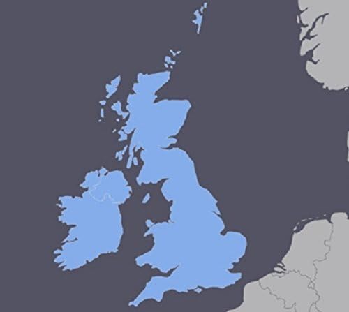 United Kingdom UK &amp; Ireland GPS Map 2018.2 for Garmin Devices