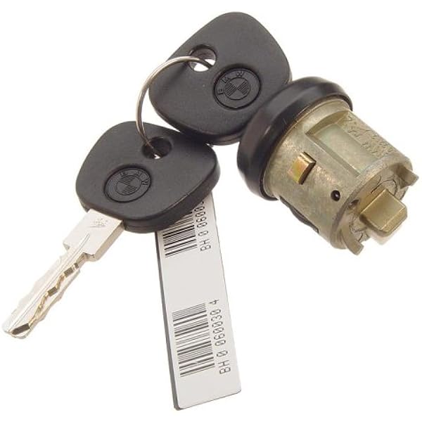 Key in ignition lock bmw