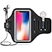 LOVPHONE iPhone 13 mini/ 12 mini/ 11 Pro/X/XS/Galaxy S10e Armband,Sport Running Exercise Gym Case with Key Holder & Card Slot,Fingerprint Sensor Access Supported and Sweat-Proof (Gray)